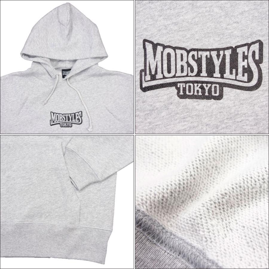 MOBSTYLES/モブスタイル スプルオーバーパーカー /Small Logo Sweat Hood MOB0046＆0047｜スウェットフード パーカー ワンポイントロゴ | MOBSTYLES | 06