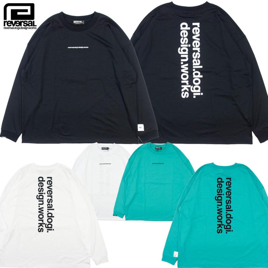 reversal/リバーサル Tシャツ 長袖 ロンT/BACK-W PEs MVS BIG SILHOUETTE LONG SLEEVE rv22ss101｜ビッグシルエット オーバーサイズ ロングスリーブ | reversal