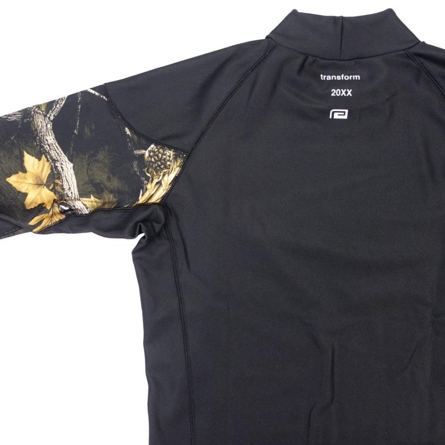 reversal/リバーサル ラッシュガード 長袖/BOTANICAL CAMO HIGH NECK WARM RASH GUARD rv21aw601｜ボタニカルカモ ロングスリーブ 吸汗速乾性 ハイネック 裏 | reversal | 04