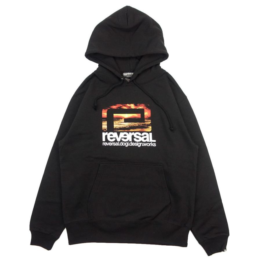 reversal/リバーサル プルオーバーパーカー/SUNSET BIGMARK HOODY rv22ss204｜裏パイル地 サンセット ビッグマーク フーディー | reversal | 01