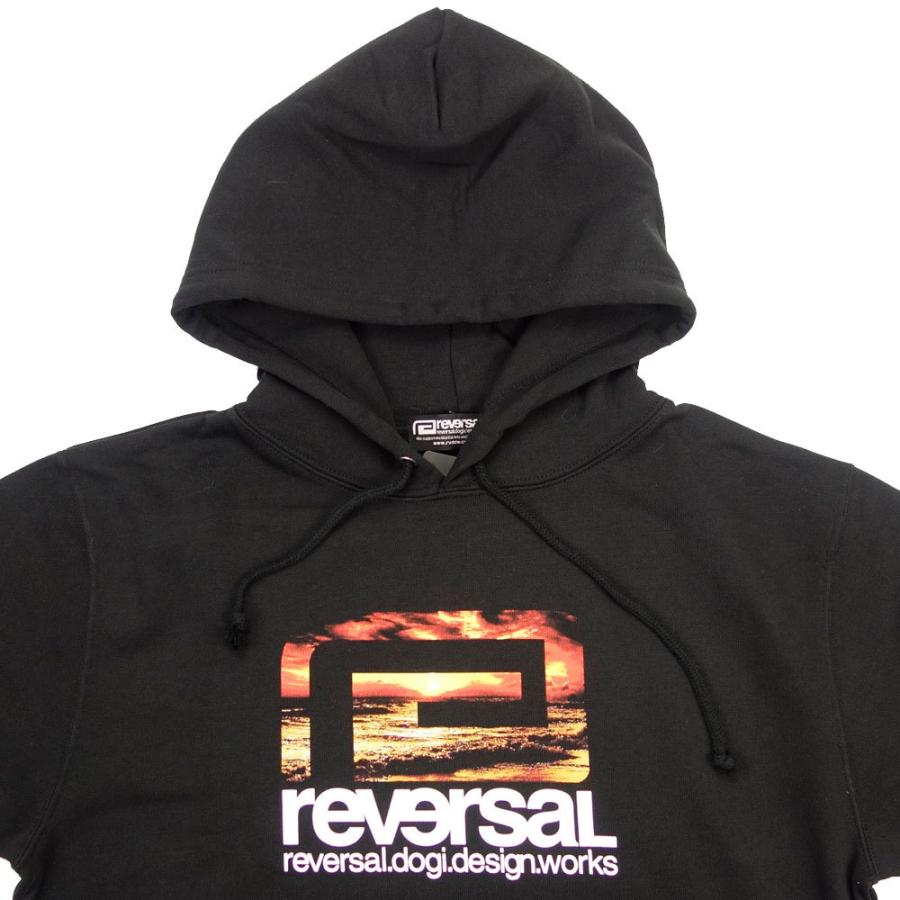 reversal/リバーサル プルオーバーパーカー/SUNSET BIGMARK HOODY rv22ss204｜裏パイル地 サンセット ビッグマーク フーディー | reversal | 02