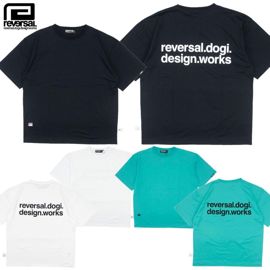 reversal/リバーサル Tシャツ 半袖 ビッグシルエット/BACK-W PEs MVS BIG SILHOUETTE TEE rv22ss052｜rvddw オーバーサイズ ワイドシルエット ストリート ス | reversal