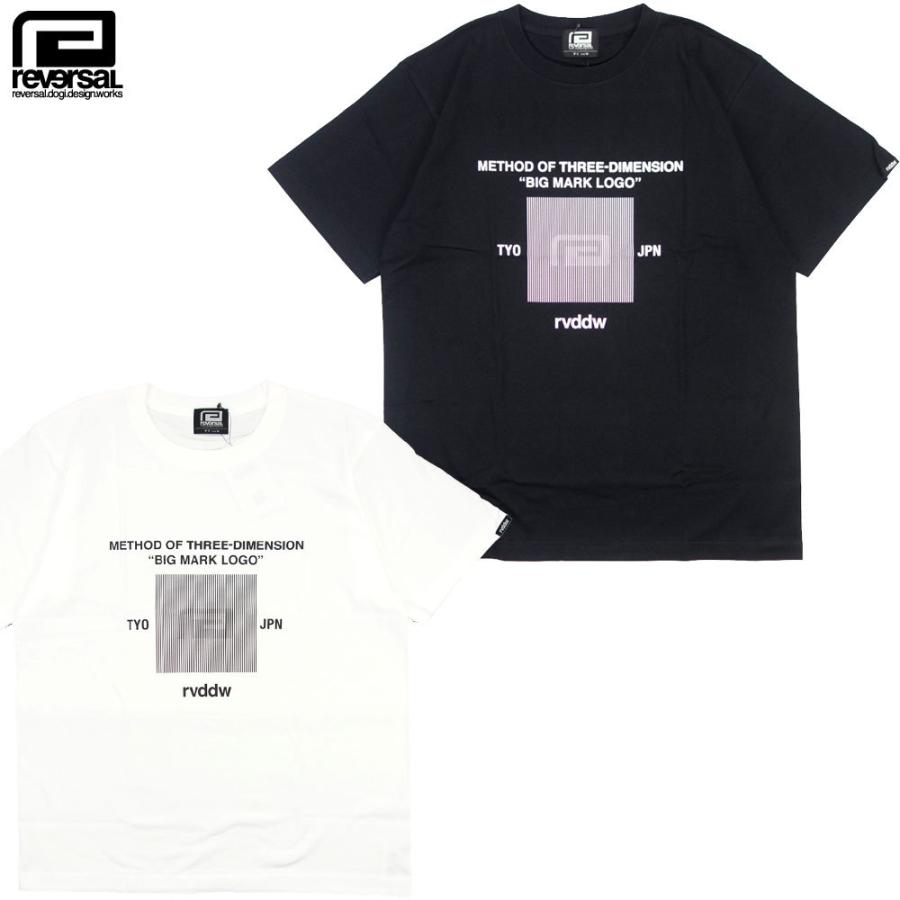 reversal/リバーサル  Tシャツ 半袖 コットン/3D LOGO COTTON TEE rv22ss007｜rvddw 3Dロゴ プリント ストリート スポーツ 格闘技 | reversal