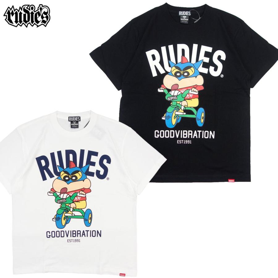 RUDIE'S/ルーディーズクレヨンしんちゃん コラボ Tシャツ rudies/RUDIE'SxCRAYON SHINCHAN TRICYCLE TEE 86049 86050｜ストリート スケーター メンズ レディ | RUDIE'S