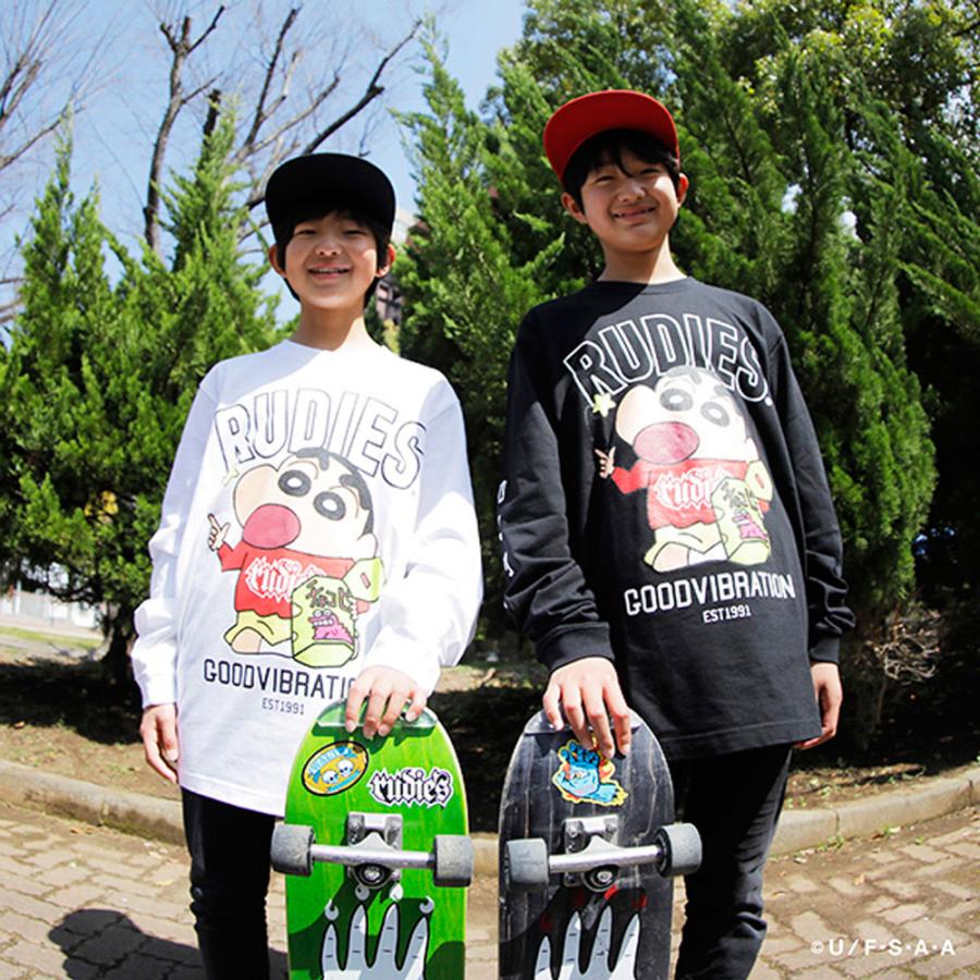 RUDIE'S/ルーディーズ クレヨンしんちゃん コラボ 長袖 Tシャツ ロンT rudies/RUDIE'SxCRAYON SHINCHAN SNACK LSTEE 86043 86044｜ストリート スケーター メ | RUDIE'S | 09