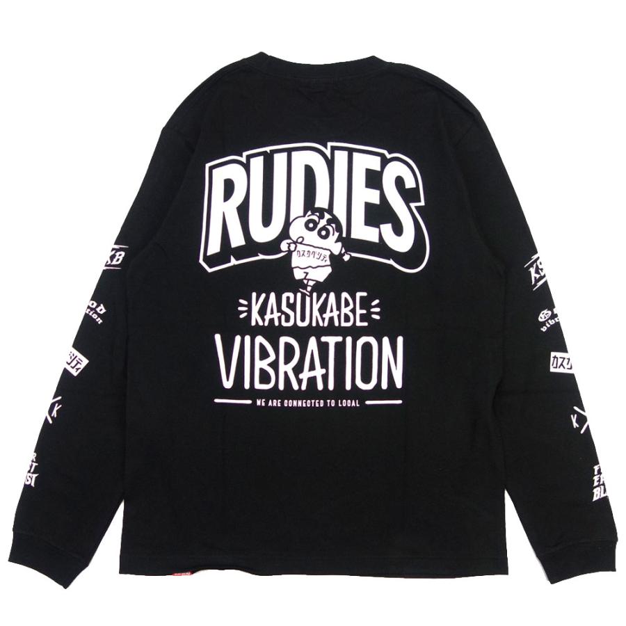 RUDIE'S/ルーディーズ クレヨンしんちゃん コラボ 長袖 Tシャツ ロンT rudies/RUDIE'SxCRAYON SHINCHAN KASUKABE VIBRATION LSTEE 86045 86046｜ストリート | RUDIE'S | 03