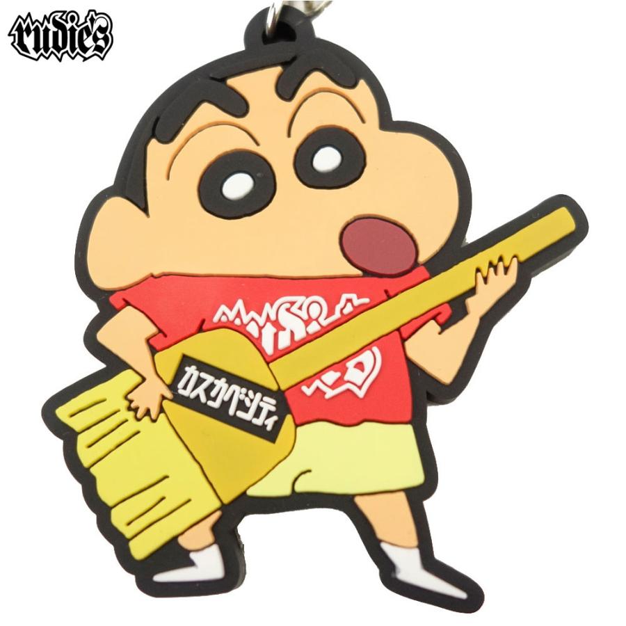 RUDIE'S/ルーディーズ クレヨンしんちゃん コラボ キーホルダー/RUDIE'SxCRAYON SHINCHAN BROOMGUITAR KEYHOLDER 86065｜rudies | 