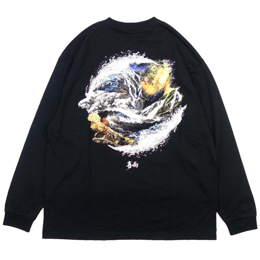 reversal/リバーサル 長袖 Tシャツ 喜雨 コラボ ビッグシルエット/PLEASURE RAIN DRY DEO LONG T-SHIRTS rvkiu101｜吸汗速乾 抗菌防臭性 コラボレーション ス | reversal | 03