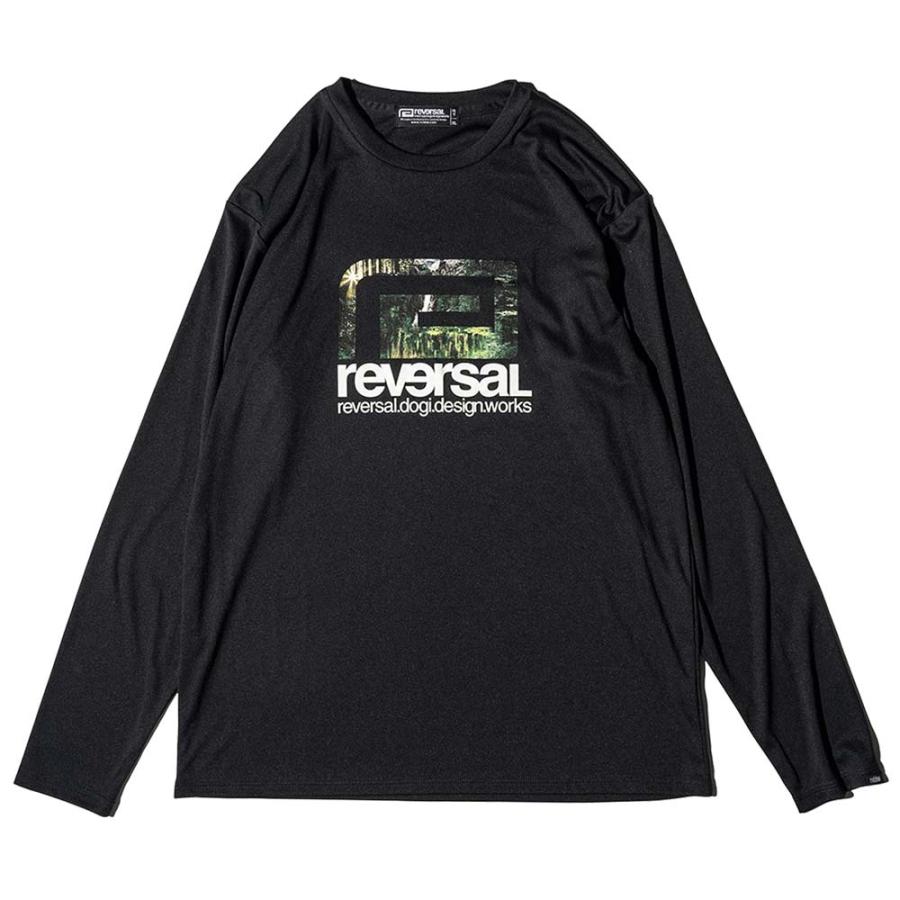 reversal/リバーサル 長袖 Tシャツ ドライメッシュ/FOREST LAKE CAMP BIG MARK DRY LONG SLEEVE rv23ss154｜吸汗速乾 ストリート スケーター メンズ レディー | reversal | 01