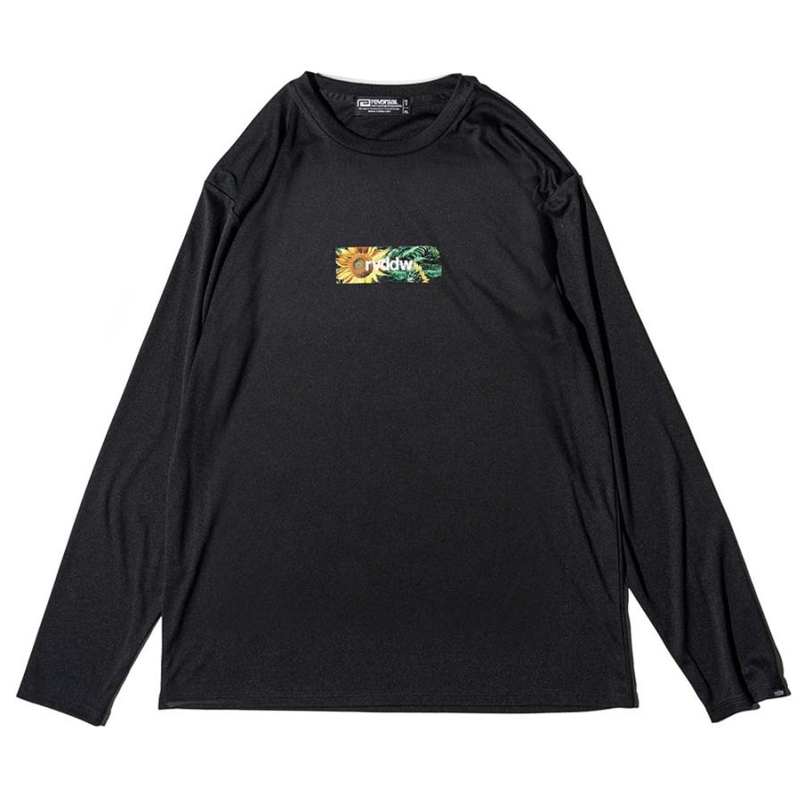 reversal/リバーサル 長袖 Tシャツ ドライメッシュ/SUN FLOWER rvddw BOX LOGO DRY LONG SLEEVE rv23ss153｜吸汗速乾 ストリート スケーター メンズ レディー | reversal | 01
