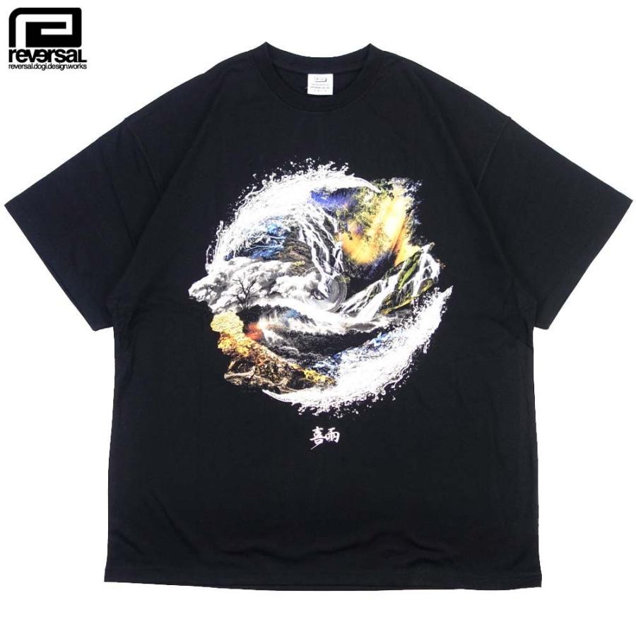 reversal/リバーサル 半袖 Tシャツ 喜雨 コラボ ビッグシルエット/PLEASURE RAIN DRY DEO T-SHIRTS rvkiu001｜吸汗速乾 抗菌防臭性 コラボレーション ストリ | RUDIE'S