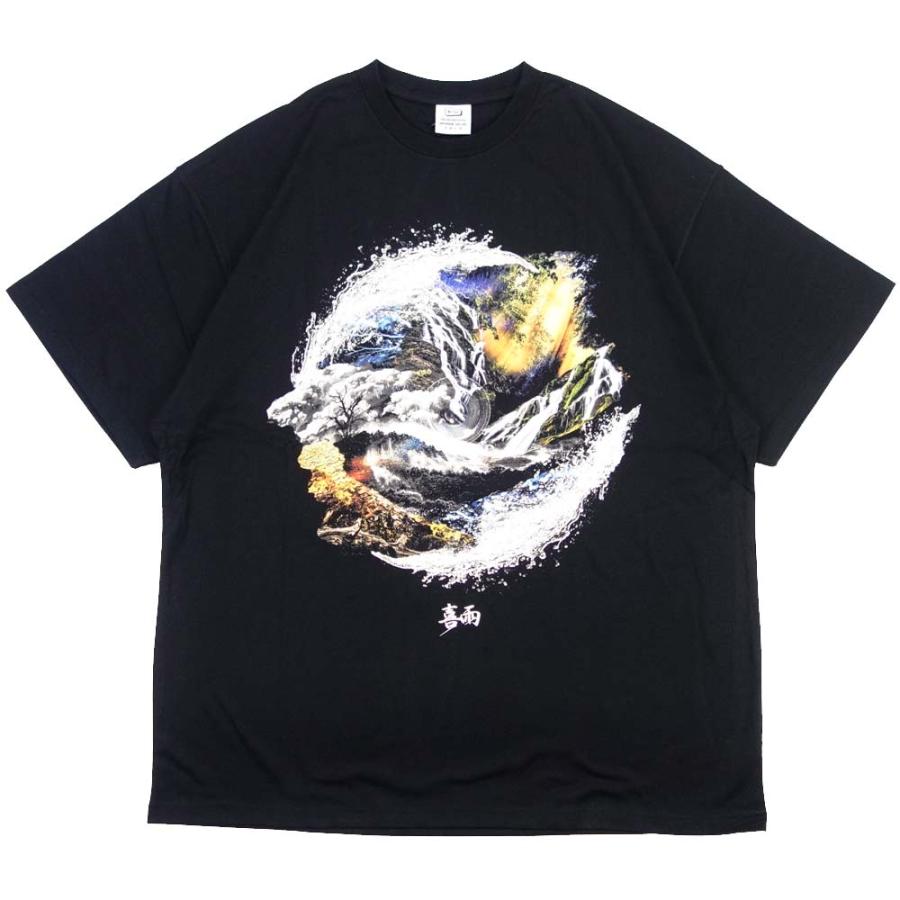 reversal/リバーサル 半袖 Tシャツ 喜雨 コラボ ビッグシルエット/PLEASURE RAIN DRY DEO T-SHIRTS rvkiu001｜吸汗速乾 抗菌防臭性 コラボレーション ストリ | RUDIE'S | 01