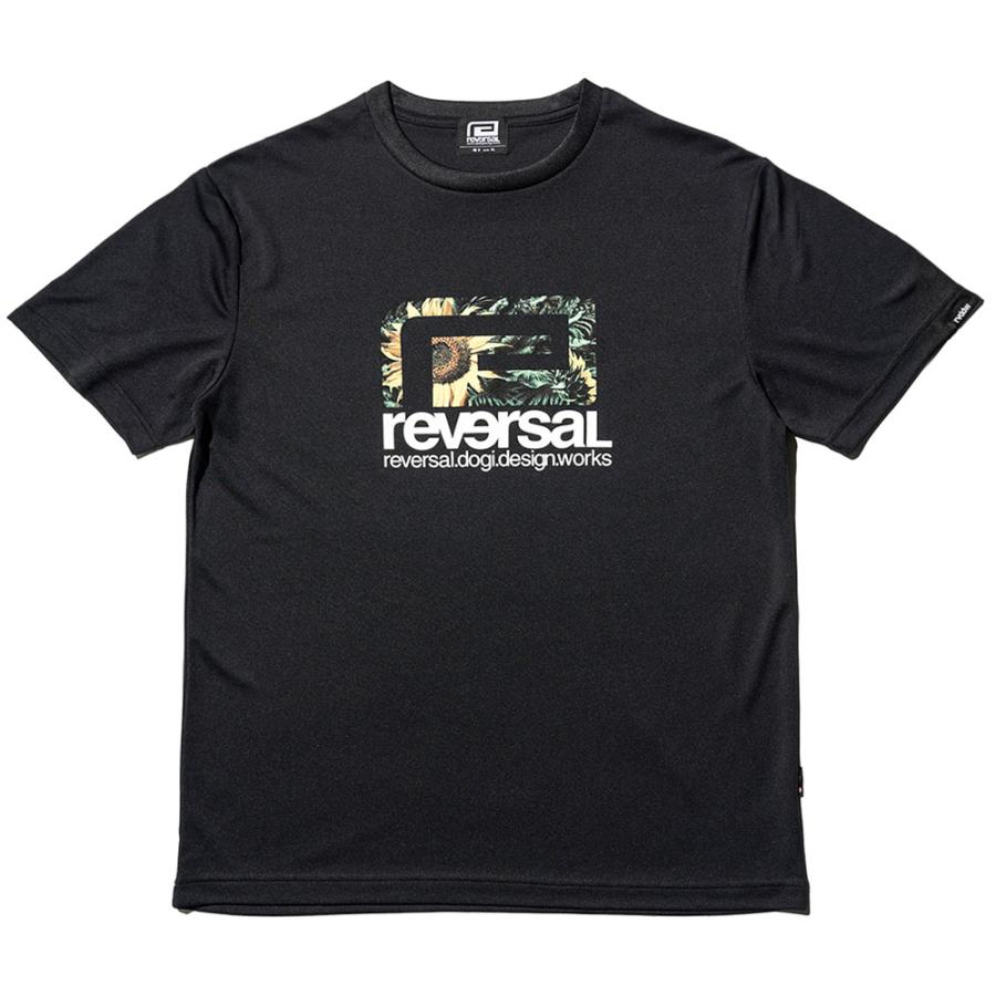 reversal/リバーサル Tシャツ ドライメッシュ 半袖/SUN FLOWER BIG MARK DRY TEE rv23ss051｜ ジム フィットネス アクティブ スポーツ | reversal | 01