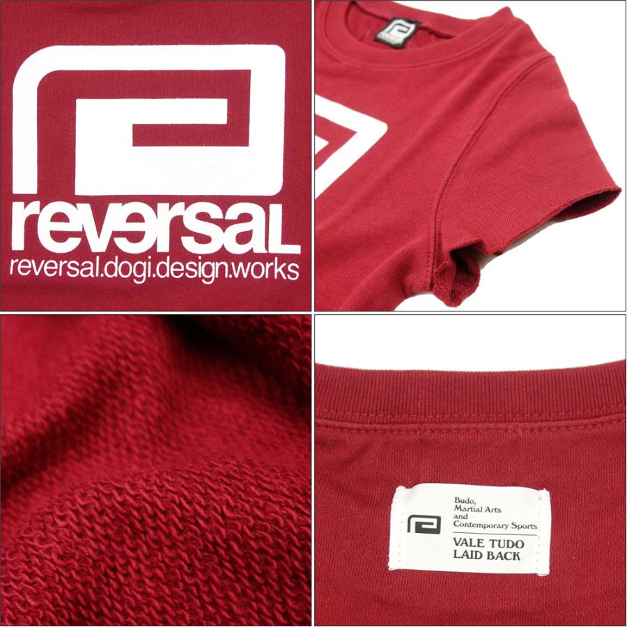 reversal/リバーサル レディース カットオフ スウェット/BIG MARK CUT-OFF SWEAT rv22ss805｜リラックス ビッグシルエット スポーツ ジム フィットネス 格闘 | reversal | 06