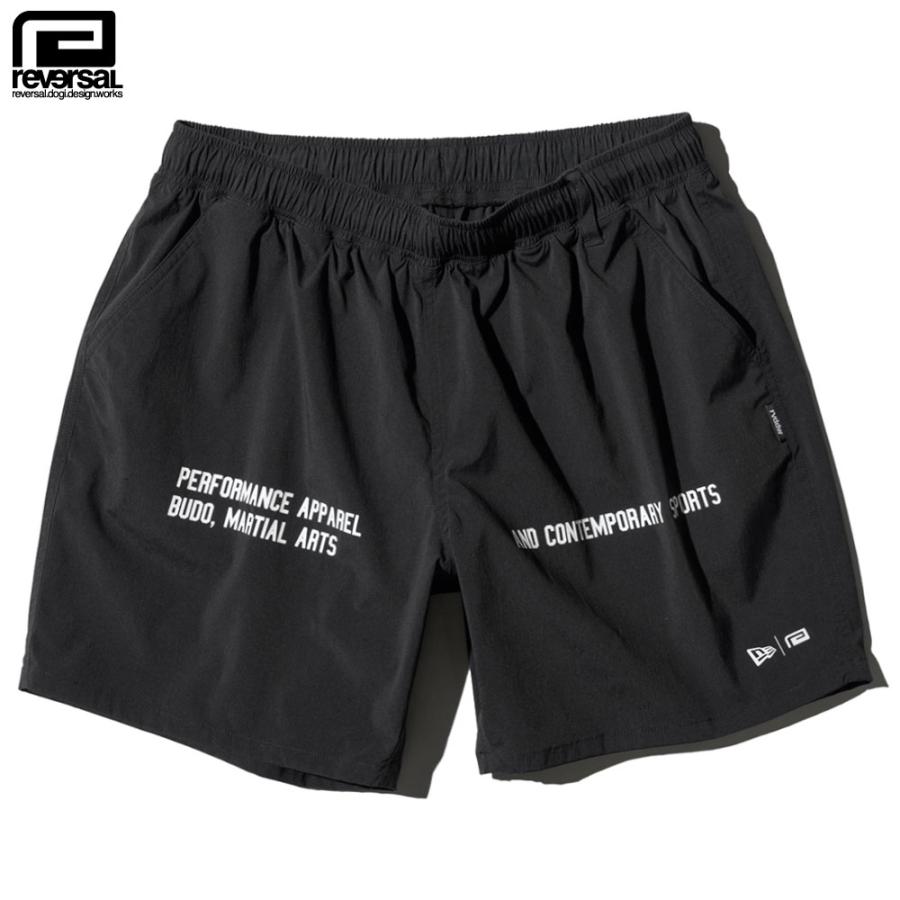 reversal/リバーサル NEW ERA ニューエラ コラボ ハーフパンツ/nr_3.0_3.5／TRACK HALF PANTS rvner033｜吸汗性 速乾性 ストリート スケーター スポーティー | reversal