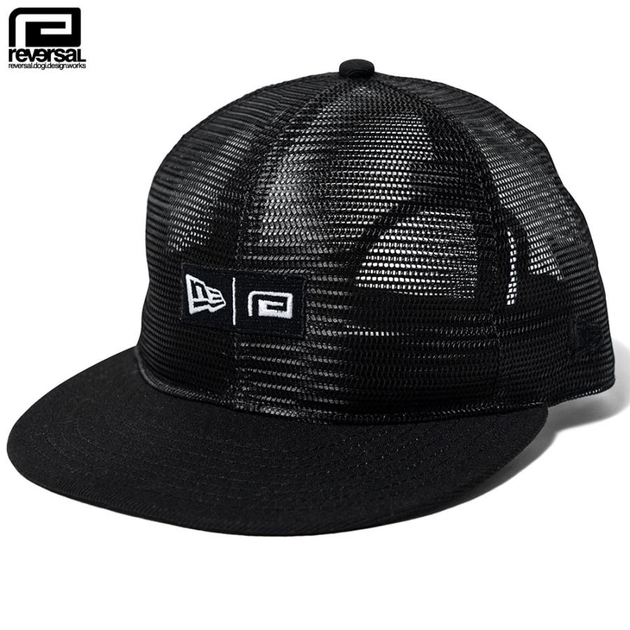 reversal/リバーサル スナップバックキャップ オールメッシュ/nr_3.0_3.5／ALL MESH TRACKER 9FIFTY rvner034｜NEW ERA ニューエラ コラボ ストリート スケー | reversal