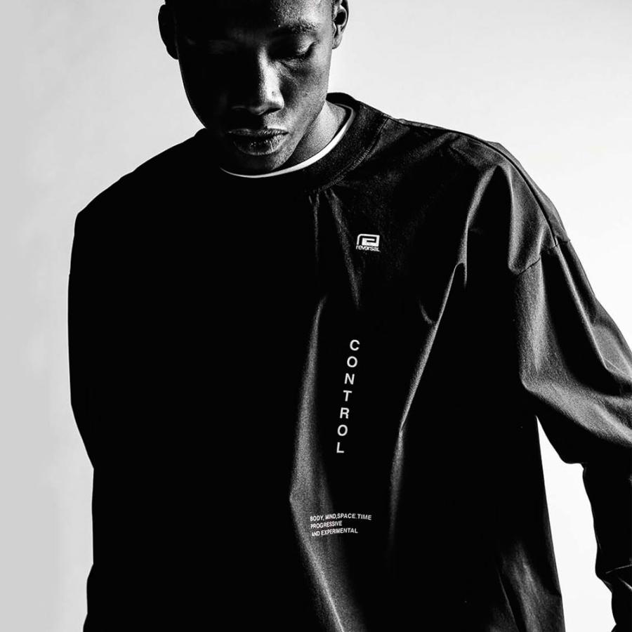 reversal/リバーサル ストレッチ ナイロン ロングスリーブ 長袖/4WAY STRETCH LONG SLEEVE rv22aw153｜ストリート スケーター ジム フィットネス トレーニン | reversal | 05