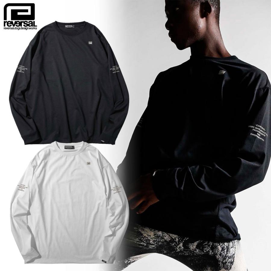 reversal/リバーサル ビッグシルエット Tシャツ 長袖 速乾素材/Pes MVS BIG SILHOUETTE LONG SLEEVE rv22aw152a｜ストリート スケーター ジム フィットネス | reversal