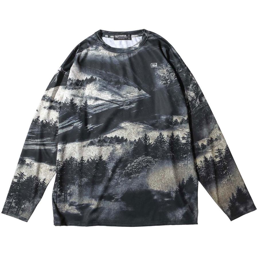 reversal/リバーサル ビッグシルエット Tシャツ 長袖 速乾素材/PEs MVS BIG SILHOUETTE LONG SLEEVE rv22aw152b｜ストリート スケーター ジム フィットネス | reversal | 01