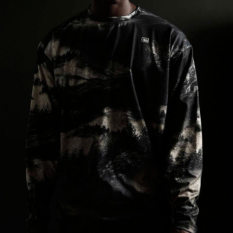 reversal/リバーサル ビッグシルエット Tシャツ 長袖 速乾素材/PEs MVS BIG SILHOUETTE LONG SLEEVE rv22aw152b｜ストリート スケーター ジム フィットネス | reversal | 03