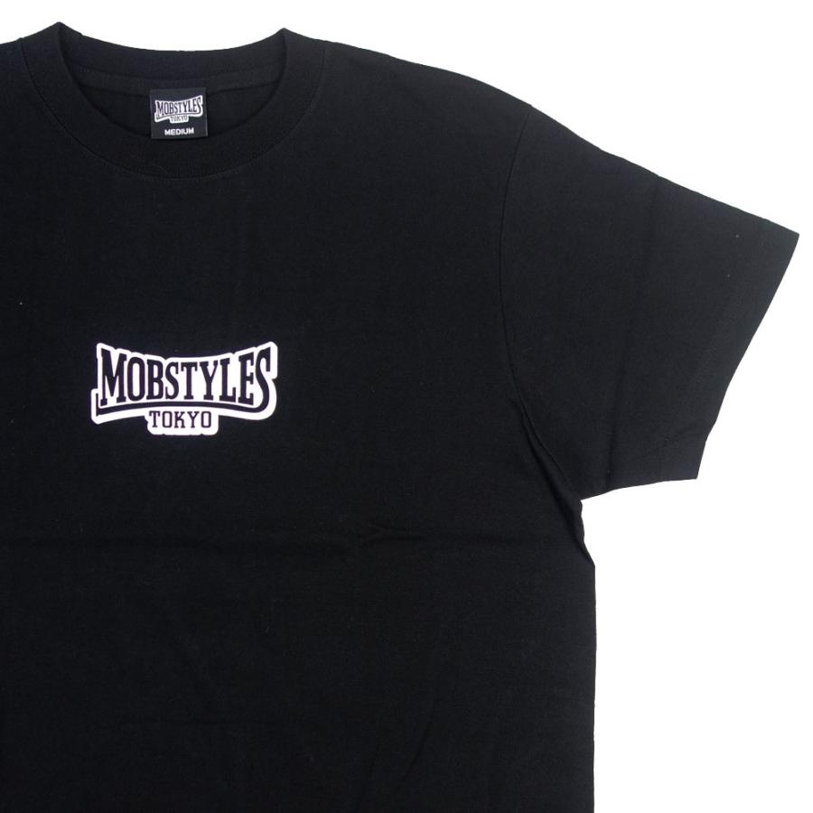 MOBSTYLES/モブスタイル Tシャツ 半袖 コットン/Small Logo Tee MOB0036 0037｜スモールロゴ ストリート スケーター メンズ レディース ファッション | MOBSTYLES | 02