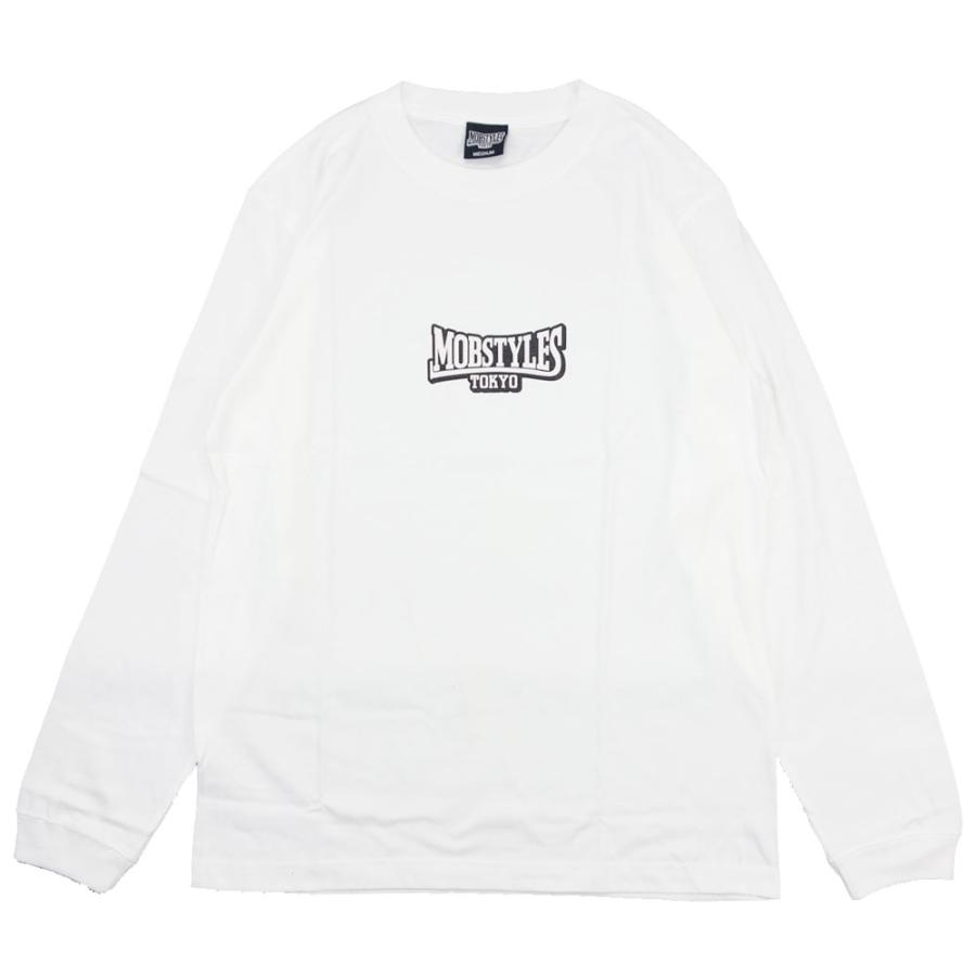 MOBSTYLES/モブスタイル Tシャツ 長袖 ロンT コットン/Small Logo L/S Tee MOB0040 0041｜ロングスリーブ スモールロゴ ストリート スケーター メンズ レディ | MOBSTYLES | 04