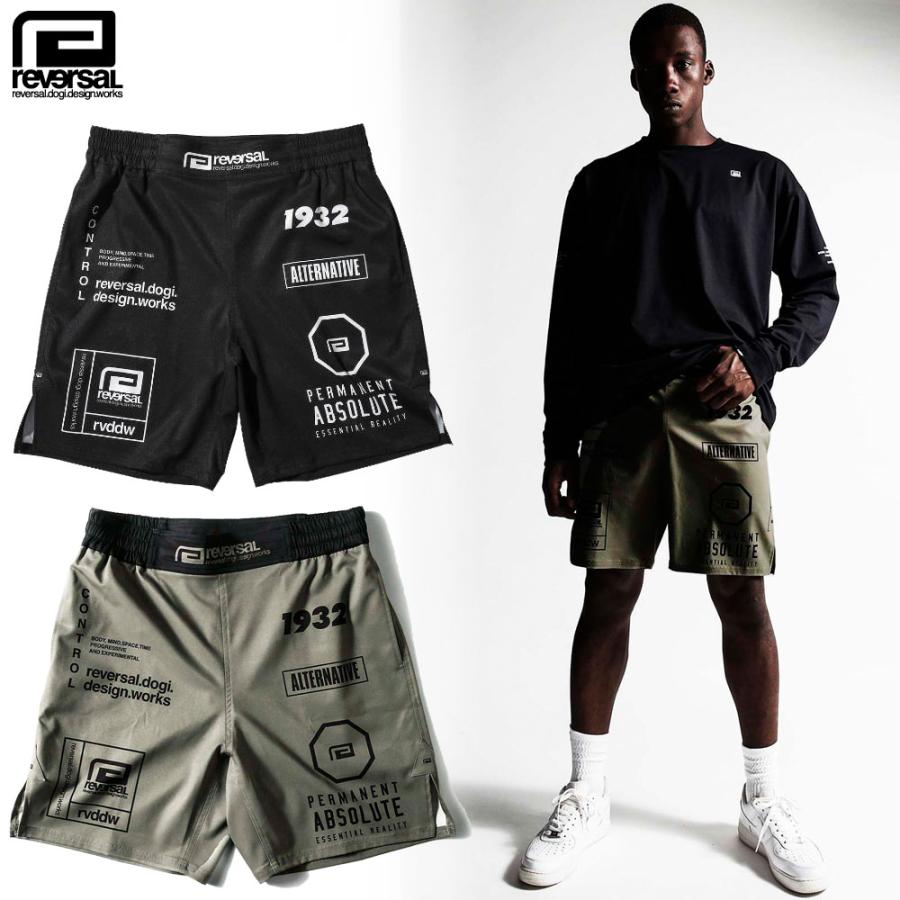 reversal/リバーサル  サイドスリット ファイトショーツ ハーフパンツ /SIDE SLIT BASIC FIGHT SHORTS（BASIC LENGTH / with POCKET）rv22aw603｜ストリート | reversal