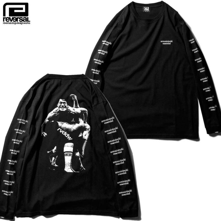 reversal/リバーサル アントニオ猪木 コラボ Tシャツ コットン 長袖 ロンT/INOKI ESSENTIAL LONG TEE rvai005｜プロレス 格闘技 限定モデル アントニオ猪木 | reversal
