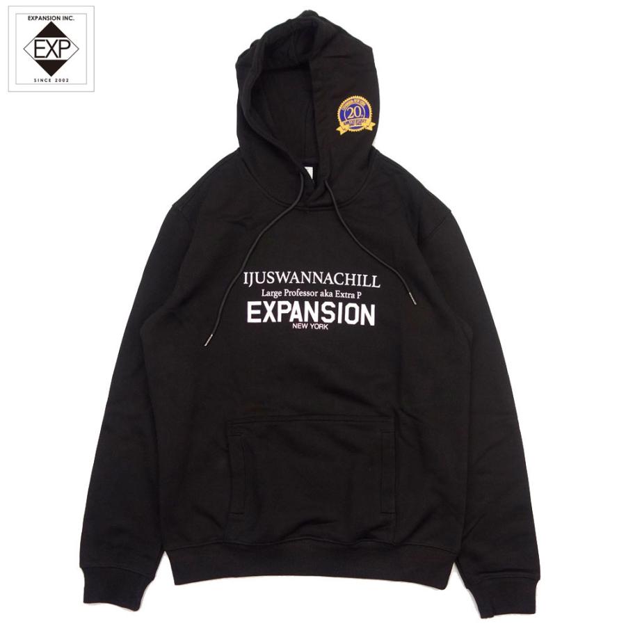 EXPANSION NY/エクスパンション ニューヨークプルオーバーパーカー 20周年記念 LARGE PROコラボ /JUSWANNA CHILL HOODIE EX02HB I｜ラージ プロフェッサー | Expansion