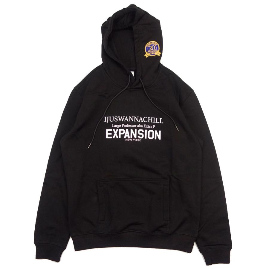 EXPANSION NY/エクスパンション ニューヨークプルオーバーパーカー 20周年記念 LARGE PROコラボ /JUSWANNA CHILL HOODIE EX02HB I｜ラージ プロフェッサー | Expansion | 01