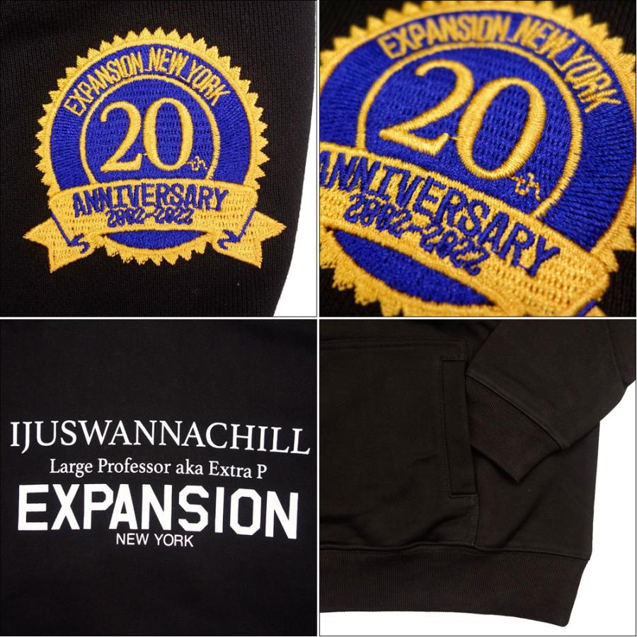 EXPANSION NY/エクスパンション ニューヨークプルオーバーパーカー 20周年記念 LARGE PROコラボ /JUSWANNA CHILL HOODIE EX02HB I｜ラージ プロフェッサー | Expansion | 06