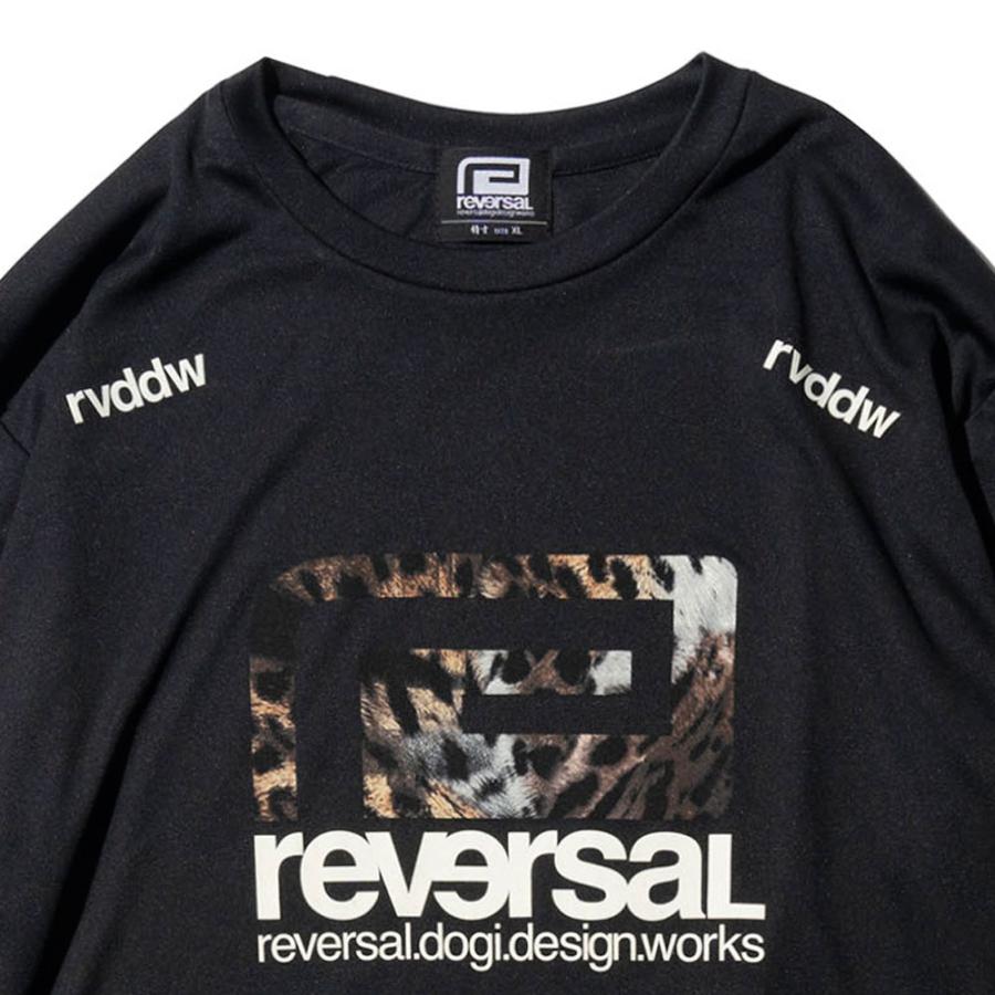 reversal/リバーサル ドライメッシュ Tシャツ 長袖 ロンT/LEOPARD BIG MARK DRY LONG SLEEVE rv23aw151｜速乾素材 スポーツ トレーニング ジム フィットネス | reversal | 03