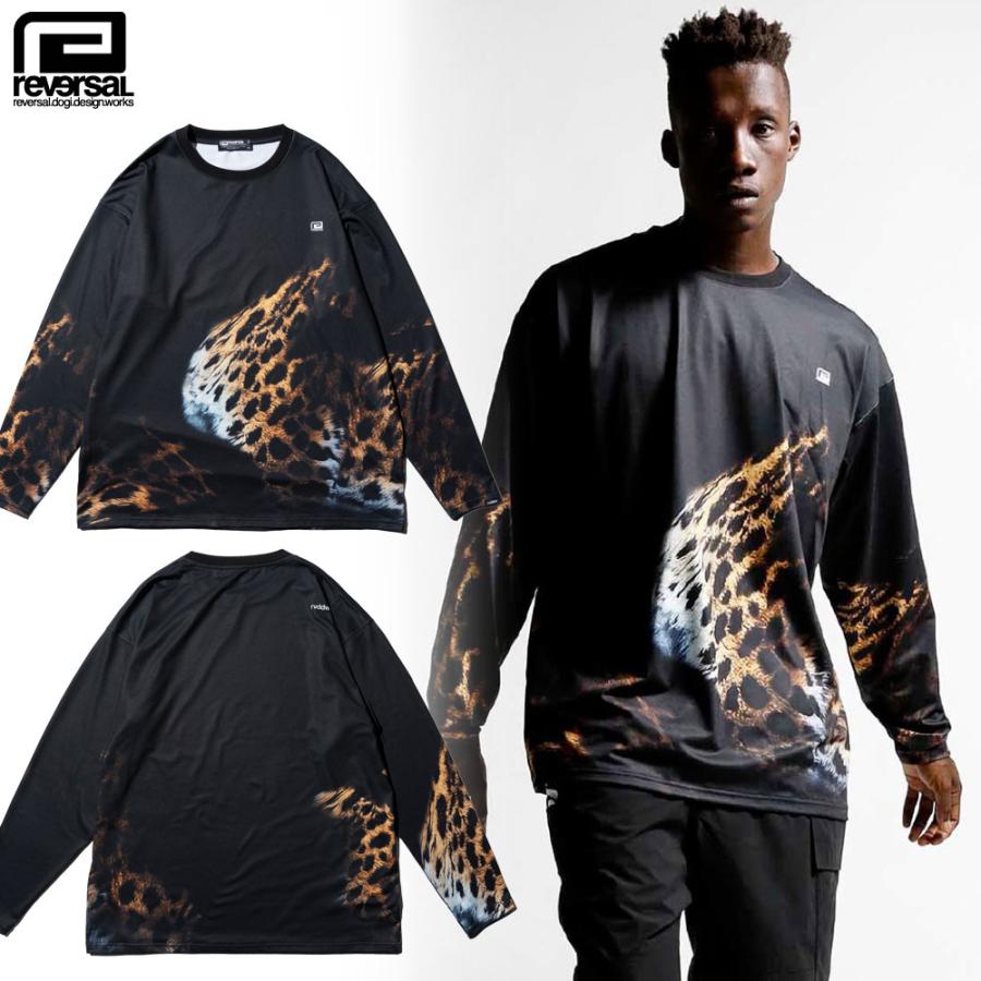 reversal/リバーサル Tシャツ 長袖 オーバーサイズ ロンT/PEs MVS OVER SIZE LONG SLEEVE rv23aw153｜ビッグシルエット 速乾素材 スポーツ トレーニング ジム | reversal
