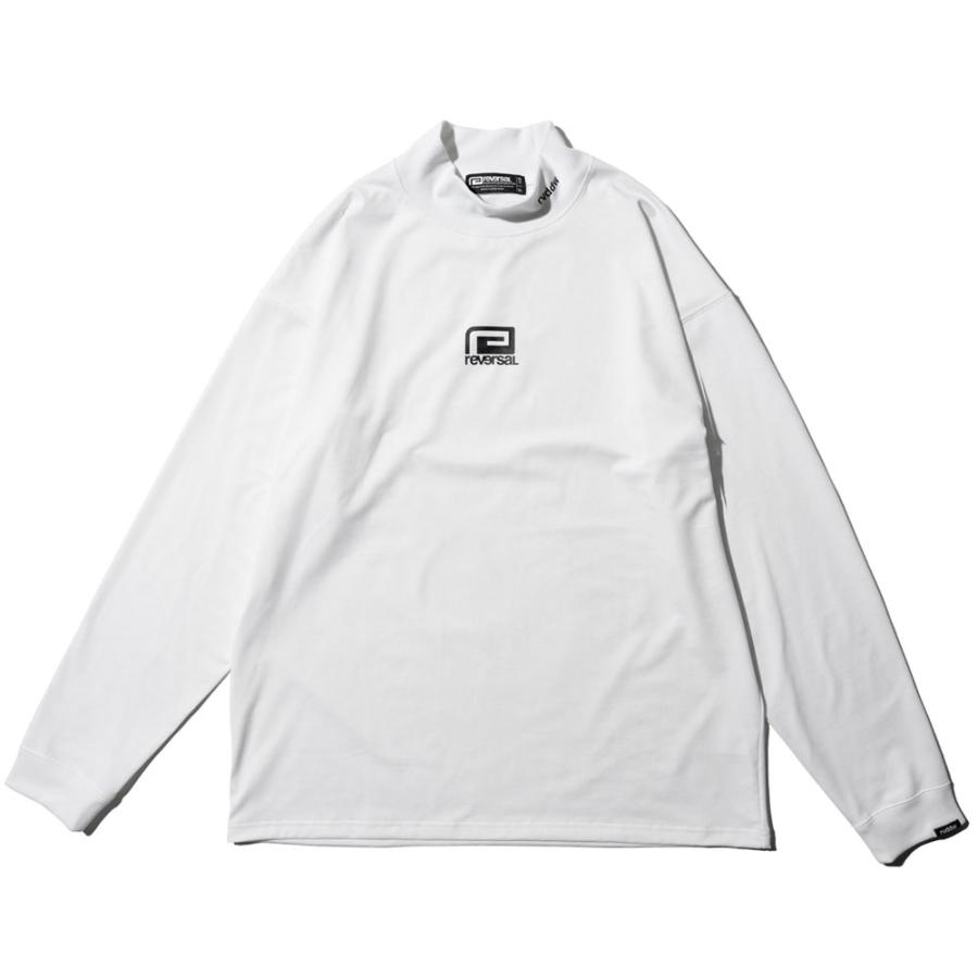 reversal/リバーサル モックネック Tシャツ 長袖 オーバーサイズ ロンT/PEs MVS OVER SIZE MOCK NECK rv23aw152｜ゴルフ ウェア ビッグシルエット 速乾素材 | reversal | 05