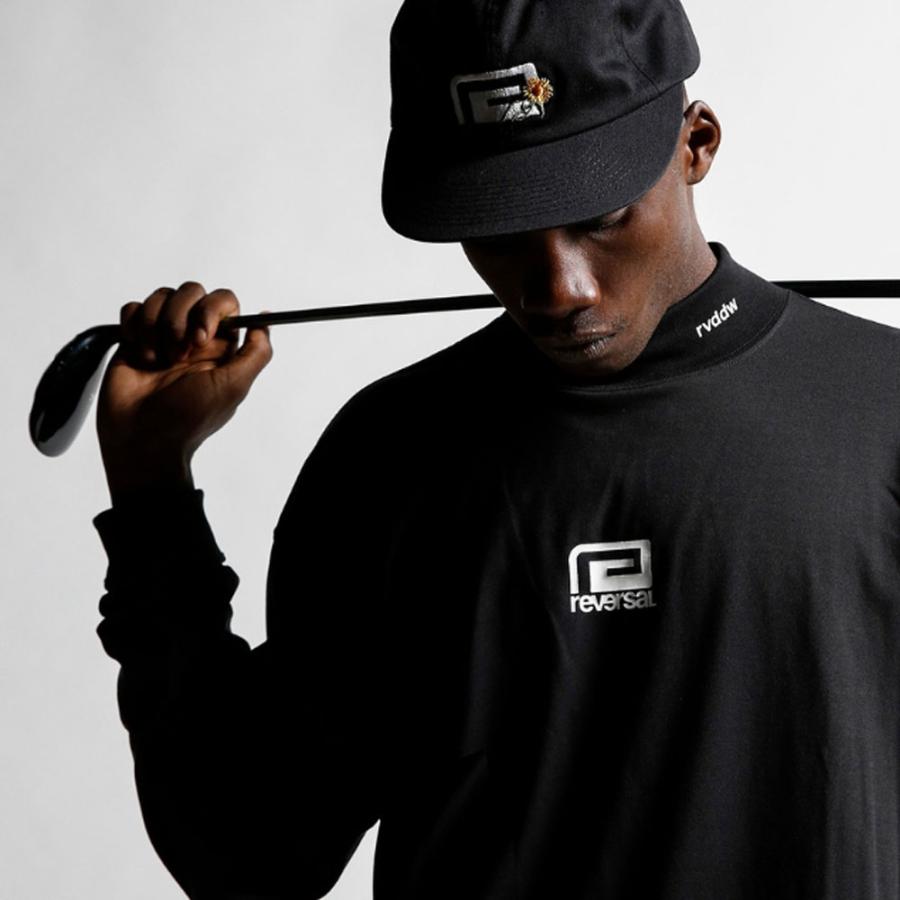 reversal/リバーサル モックネック Tシャツ 長袖 オーバーサイズ ロンT/PEs MVS OVER SIZE MOCK NECK rv23aw152｜ゴルフ ウェア ビッグシルエット 速乾素材 | reversal | 06