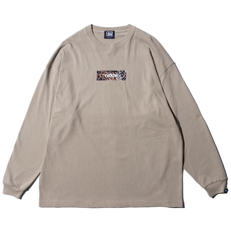 reversal（リバーサル） Tシャツ 長袖 オーバーサイズ ロンT/LEOPARD