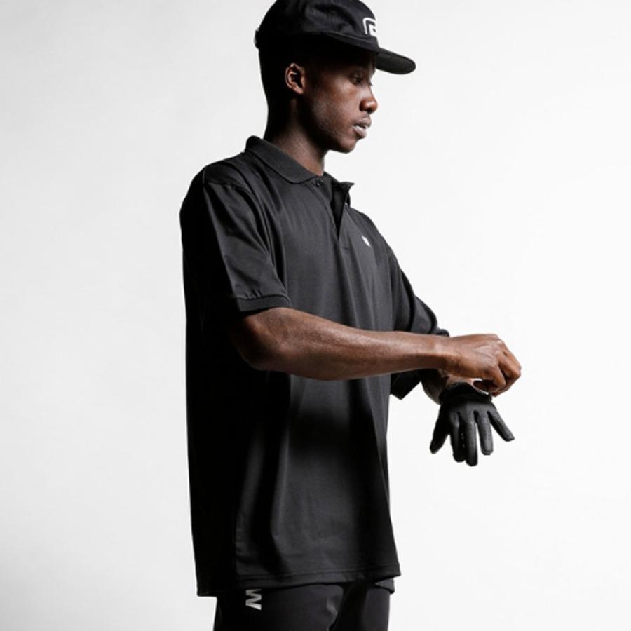 reversal/リバーサル ポロシャツ 半袖 オーバーサイズ/PEs MVS BIG POLO SHIRTS　rv23aw052a｜ゴルフ ウェア ビッグシルエット 速乾素材 スポーツ トレーニン | reversal | 07