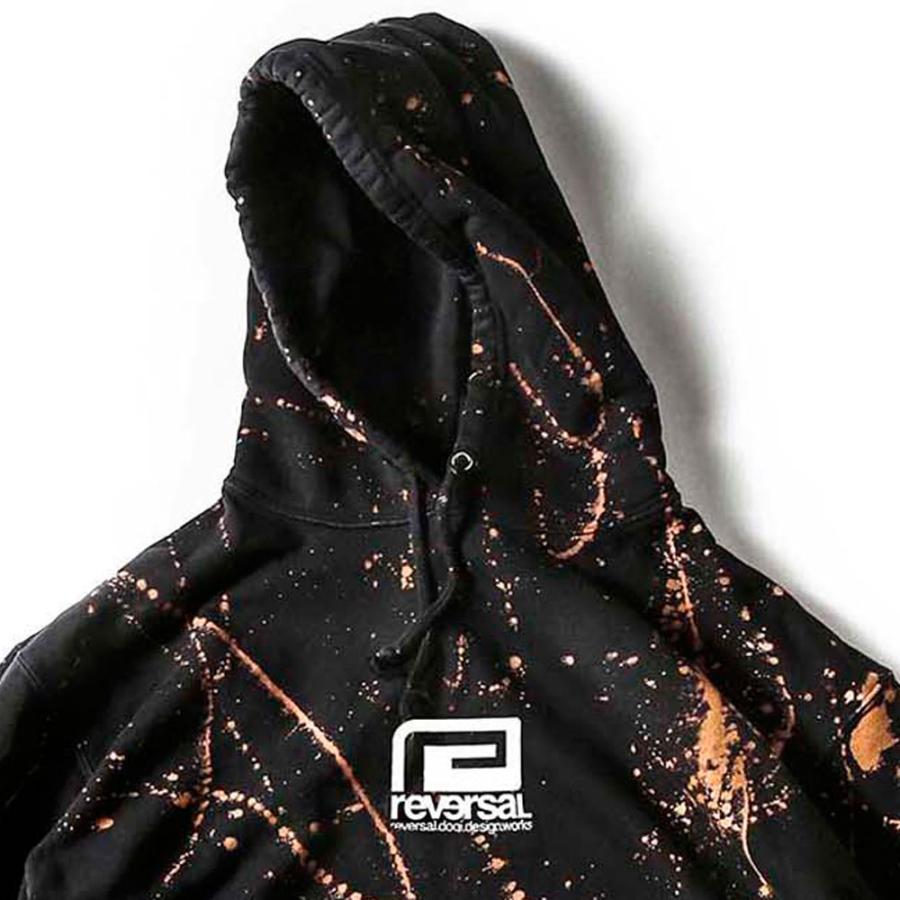 reversal/リバーサル プルオーバーパーカー ブリーチ加工/BLEACH BIG MARK HOODIE rv22aw208｜ストリート スケーター メンズファッション | reversal | 02