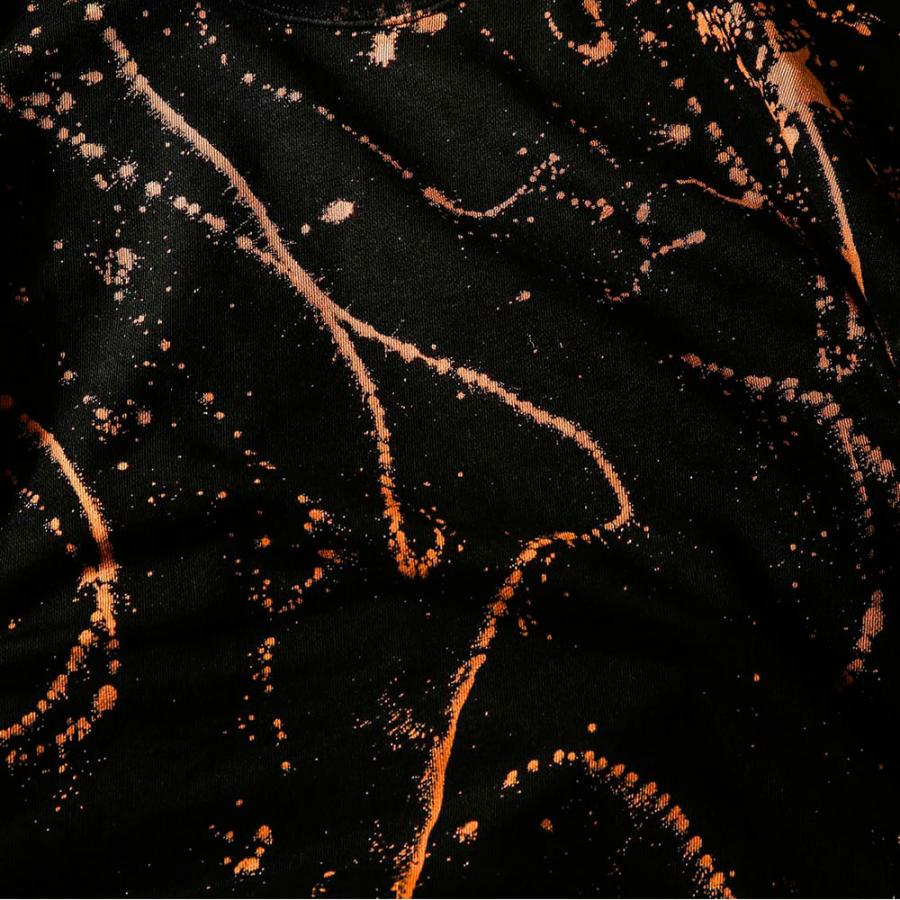 reversal/リバーサル プルオーバーパーカー ブリーチ加工/BLEACH BIG MARK HOODIE rv22aw208｜ストリート