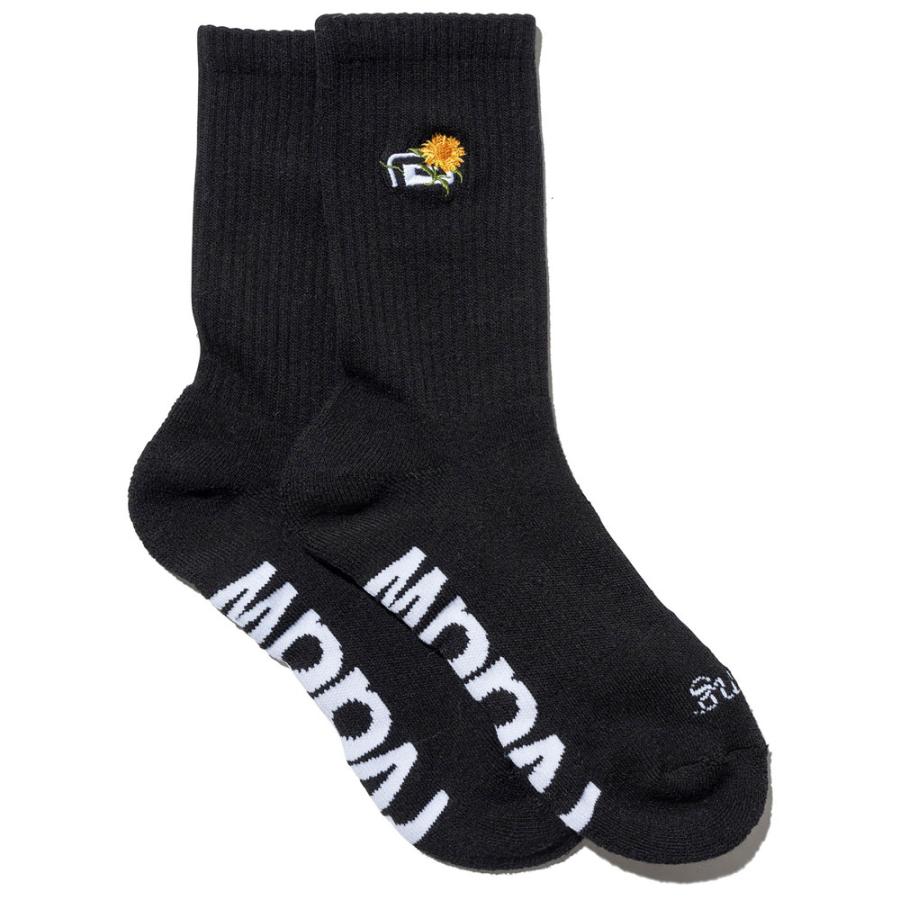 reversal/リバーサル ソックス ロゴ ミドル/HOT FEELING FLOWER LOGO SOCKS rv23aw704｜靴下 ストリート メンズ ファッション 格闘技 | reversal | 01