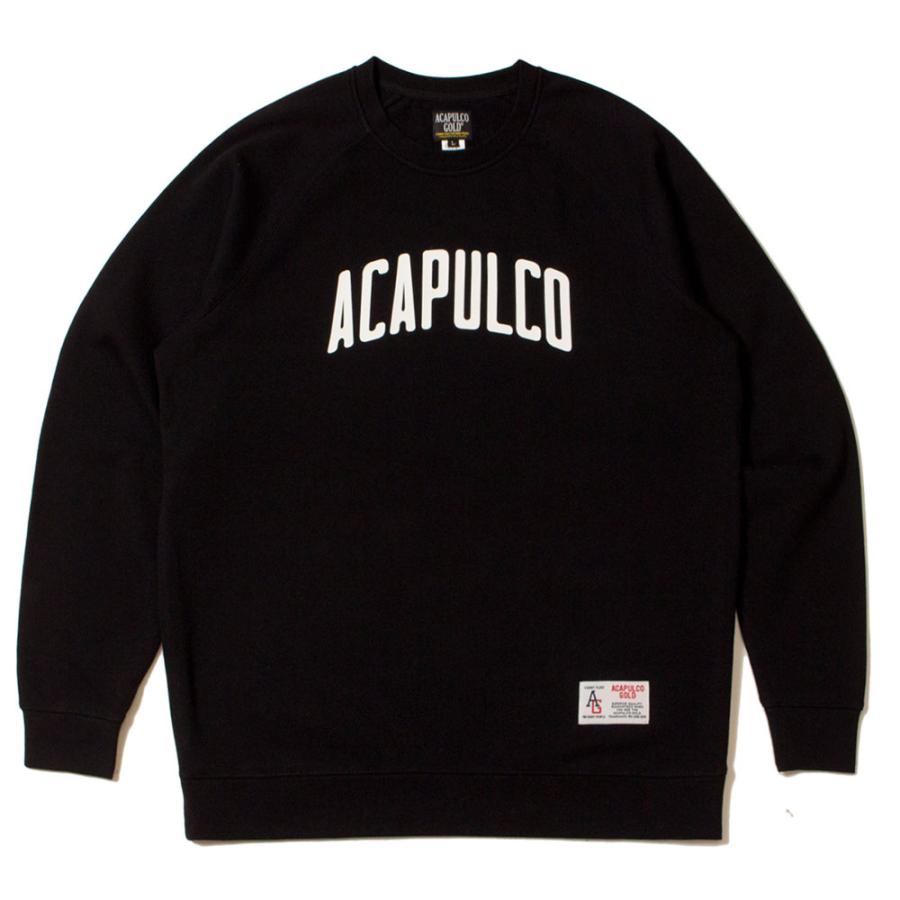 Acapulco Gold/アカプルコゴールド クルーネック スウェット/VARSITY RAGLAN SLEEVE CREW SWEAT｜クルースウェット トレーナー ラグラン ストリート スケータ | ACAPULCO GOLD | 01