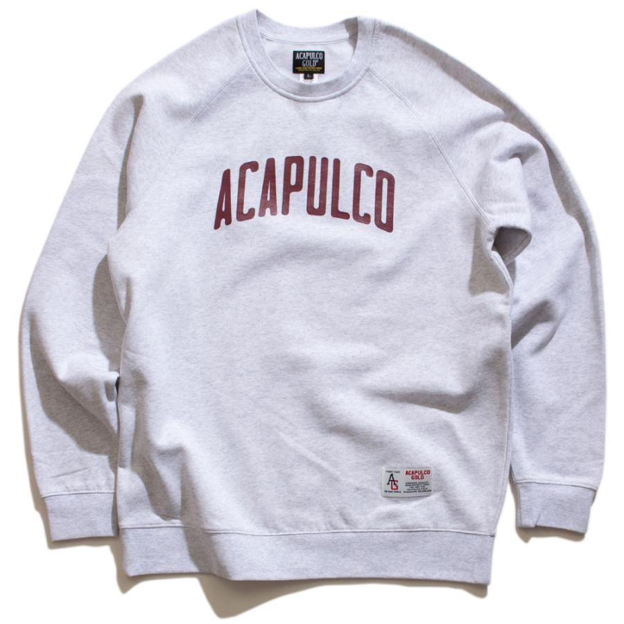 Acapulco Gold/アカプルコゴールド クルーネック スウェット/VARSITY RAGLAN SLEEVE CREW SWEAT｜クルースウェット トレーナー ラグラン ストリート スケータ | ACAPULCO GOLD | 05