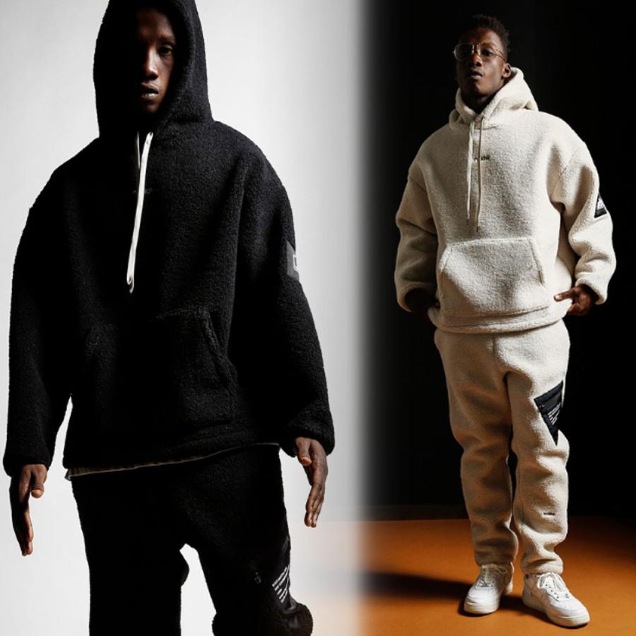 reversal/リバーサル ボアフード プルオーバー パーカー/rvddw SHEEP BOA HOODIE JACKET rv23aw303｜ ストリート ファッション アパレル フード ジャケット | reversal | 06