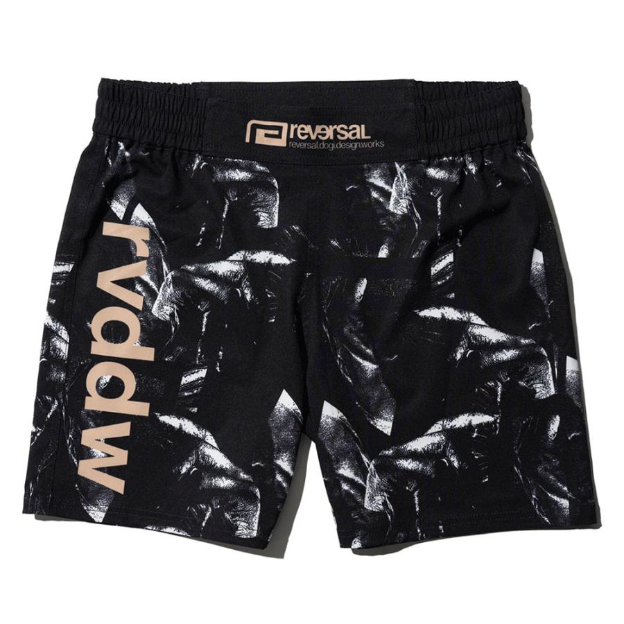 reversal/リバーサル ファイトショーツ ハーフパンツ/ANSWER SIGN FIGHT SHORTS（SHORT LENGTH / NO POCKET）rv23aw604｜格闘技 ジム フィットネス トレーニ | reversal | 01