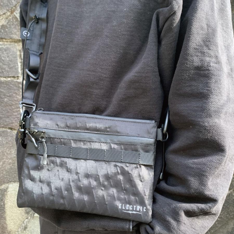 ELECTRIC ショルダーバッグ サコッシュ 黒 ELECTRIC（エレクトリック） サコッシュ バッグ/EXTENDING HOLDER with
