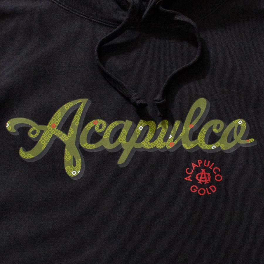 Acapulco Gold/アカプルコゴールド｜プルオーバーパーカー/CAMO SCRIPT HOODED SWEATSHIRT AG FW23-12 | ACAPULCO GOLD | 02