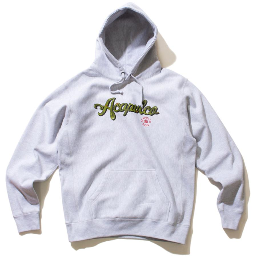 Acapulco Gold/アカプルコゴールド｜プルオーバーパーカー/CAMO SCRIPT HOODED SWEATSHIRT AG FW23-12 | ACAPULCO GOLD | 03