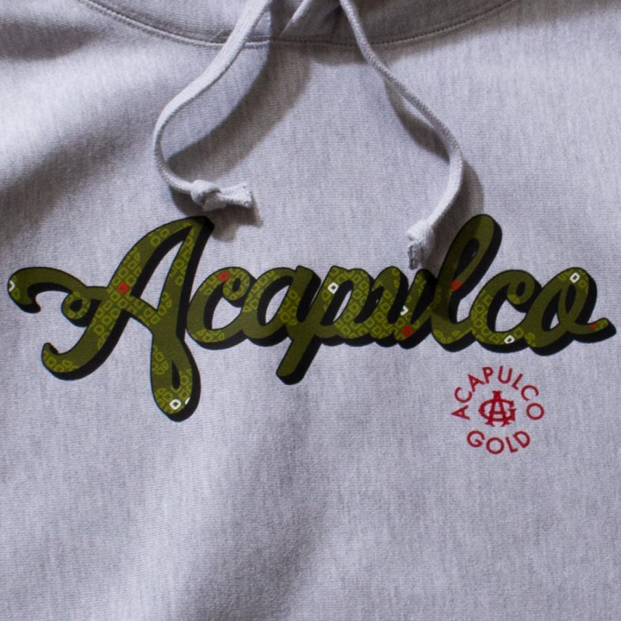 Acapulco Gold/アカプルコゴールド｜プルオーバーパーカー/CAMO SCRIPT HOODED SWEATSHIRT AG FW23-12 | ACAPULCO GOLD | 04