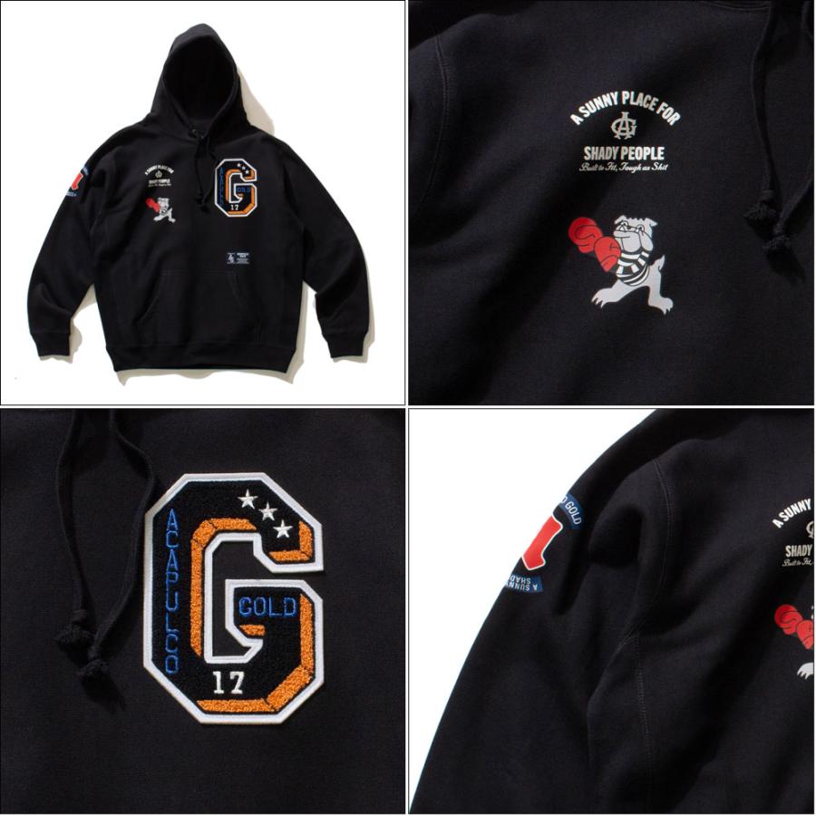Acapulco Gold/アカプルコゴールド｜プルオーバーパーカー/APPLIQUE HOODED SWEATSHIRT AG FW23-13 | ACAPULCO GOLD | 03