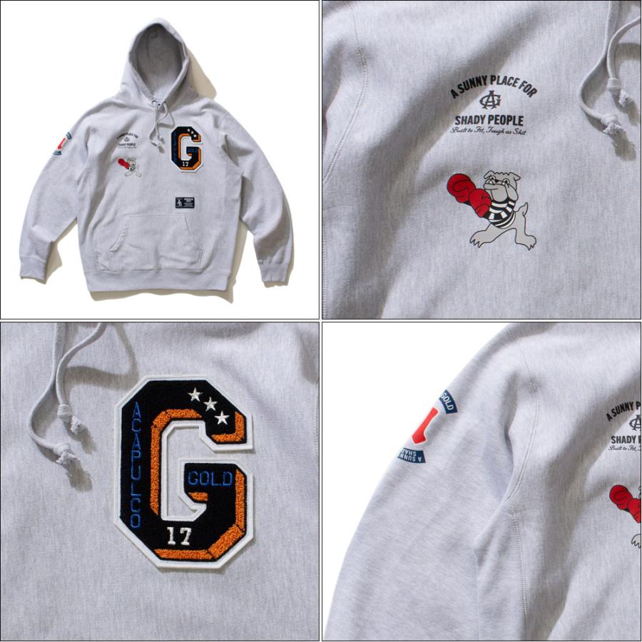 Acapulco Gold/アカプルコゴールド｜プルオーバーパーカー/APPLIQUE HOODED SWEATSHIRT AG FW23-13 | ACAPULCO GOLD | 06